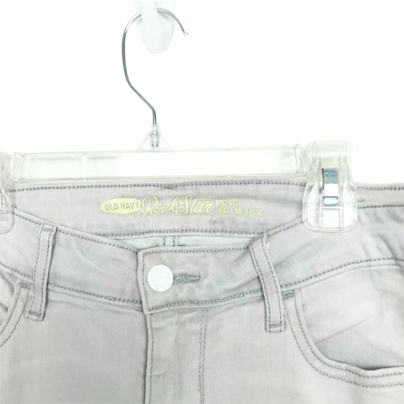 Old Navy Rockstar Mid Rise Skinny Jeans - Picture 6 of 10